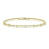 Mama Bijoux Beaded Diamond Station Flexible Bangle Best