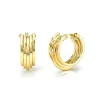 Mama Bijoux Chunky Gold Stacked Hoops Sale
