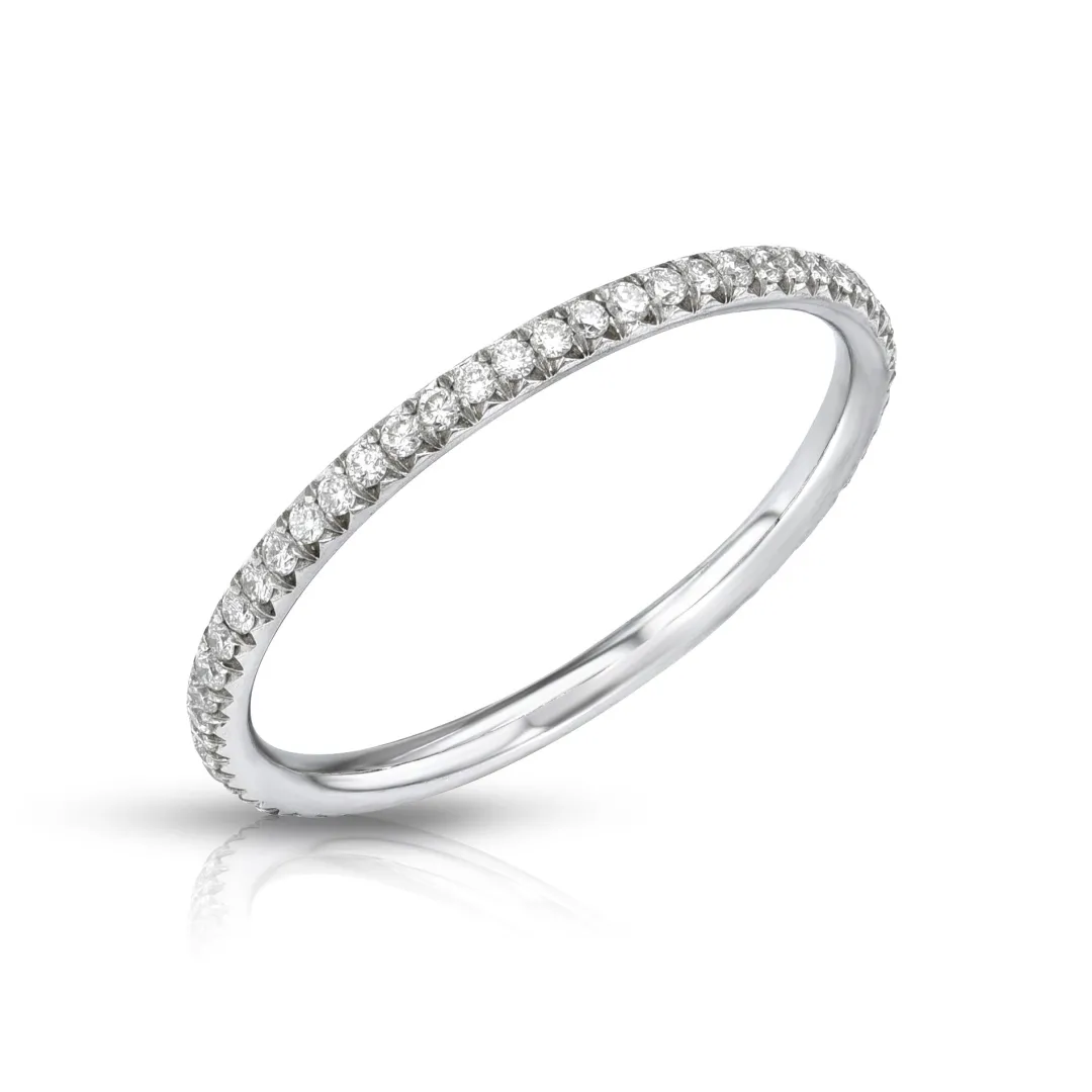 couture_french_vcut_mini__1-1.webp Mama Bijoux Couture French V-Cut Mini Eternity Band (Platinum) Clearance