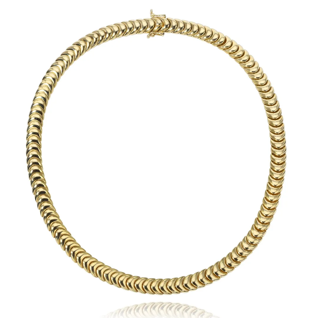 crescent_moon_chunky_chai_0.webp Mama Bijoux Crescent Moon Chunky Chain Necklace Online