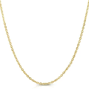 Mama Bijoux Diamond Cut 14k Gold Necklace Chain Discount