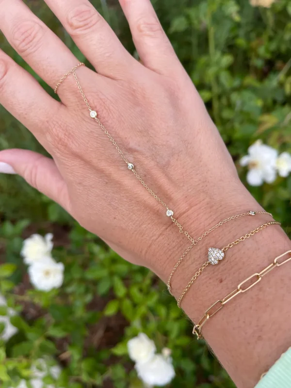 Mama Bijoux Diamond Hand Bracelet Online