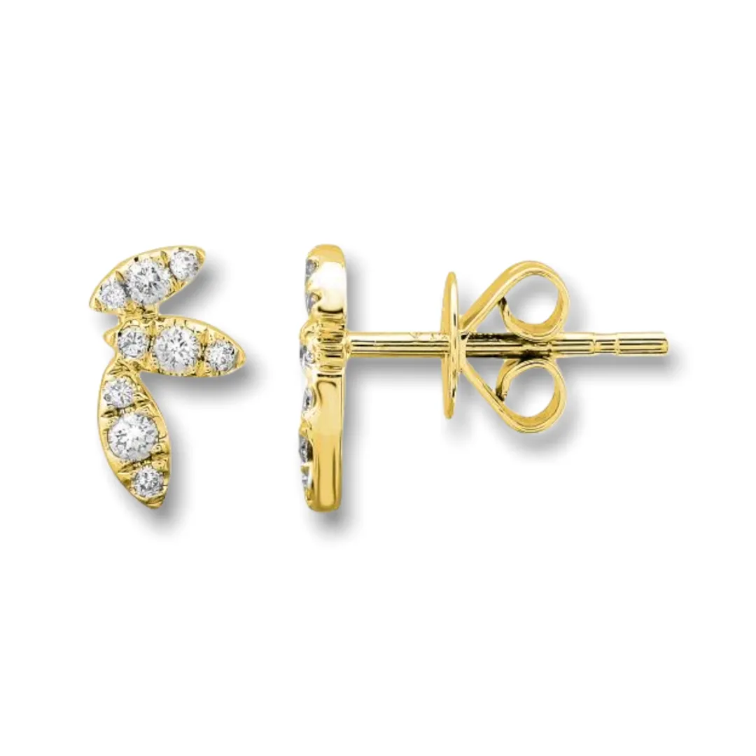 diamond_leaf_stud_earring_0.webp Mama Bijoux Diamond Leaf Stud Earrings New