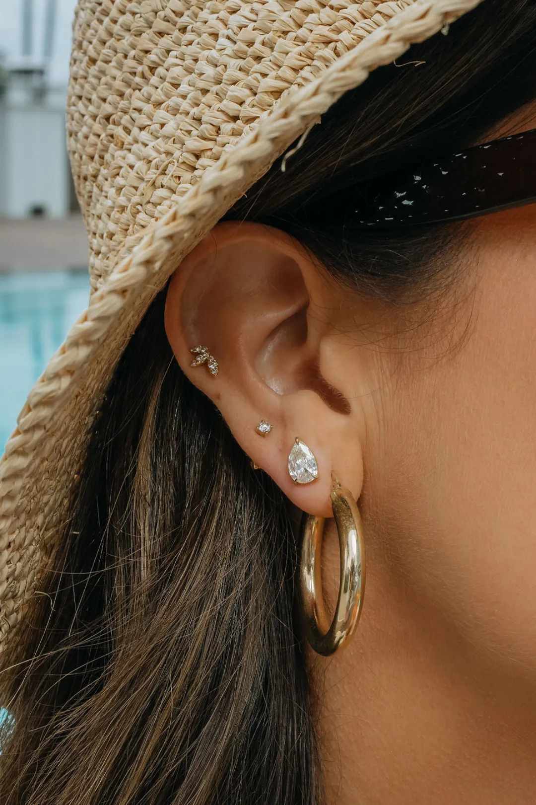 diamond_leaf_stud_earring_1.webp Mama Bijoux Diamond Leaf Stud Earrings New