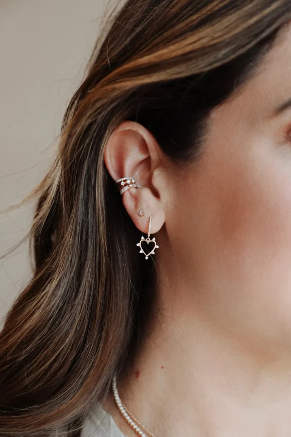 Mama Bijoux Diamond Pavé Ear Cuff Sale