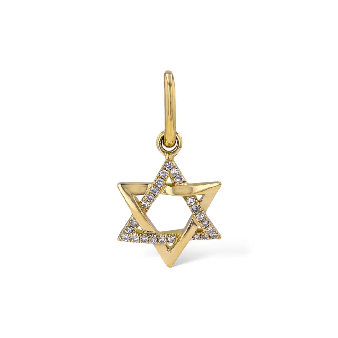 diamond_pav_star_of_david_0.webp Mama Bijoux Diamond Pavé Star of David Charm Hot