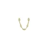 Mama Bijoux Diamond Pear Chain Studs (Sold as Singles) Best