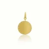 Mama Bijoux Diamond Rimmed Medallion Pendant Hot