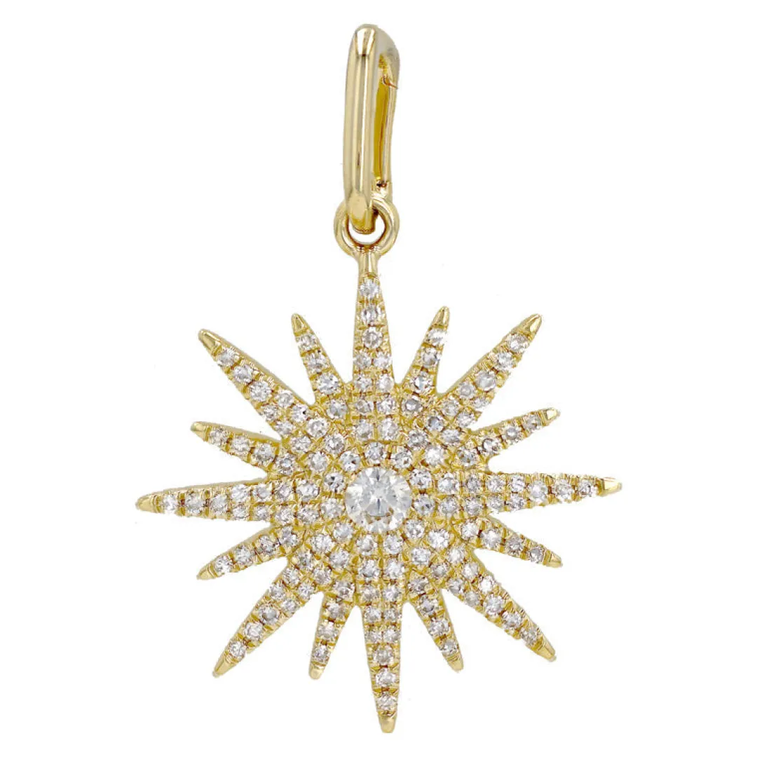 diamond_sunburst_charm_0.webp Mama Bijoux Diamond Sunburst Charm Fashion