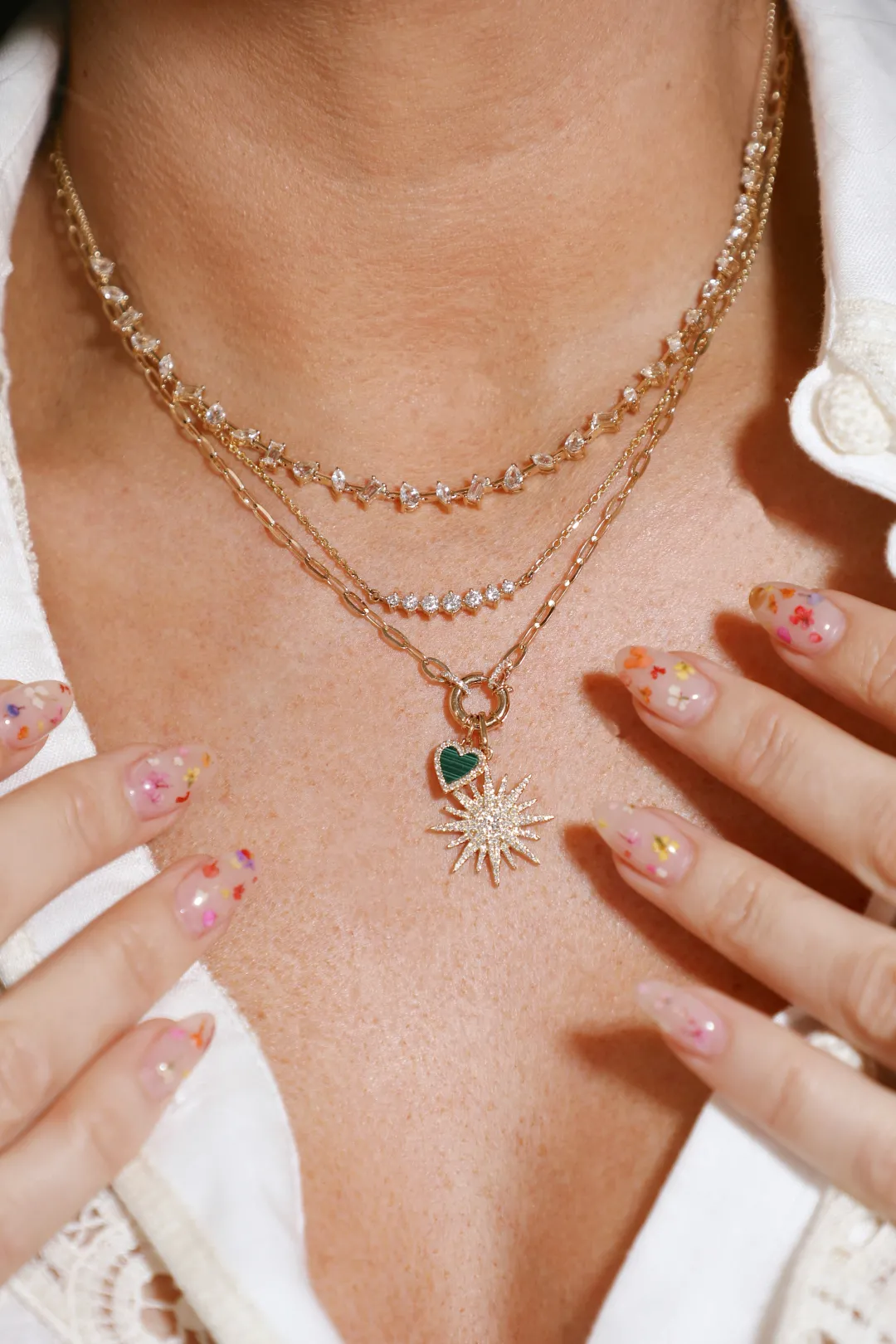 diamond_sunburst_charm_2.webp Mama Bijoux Diamond Sunburst Charm Fashion