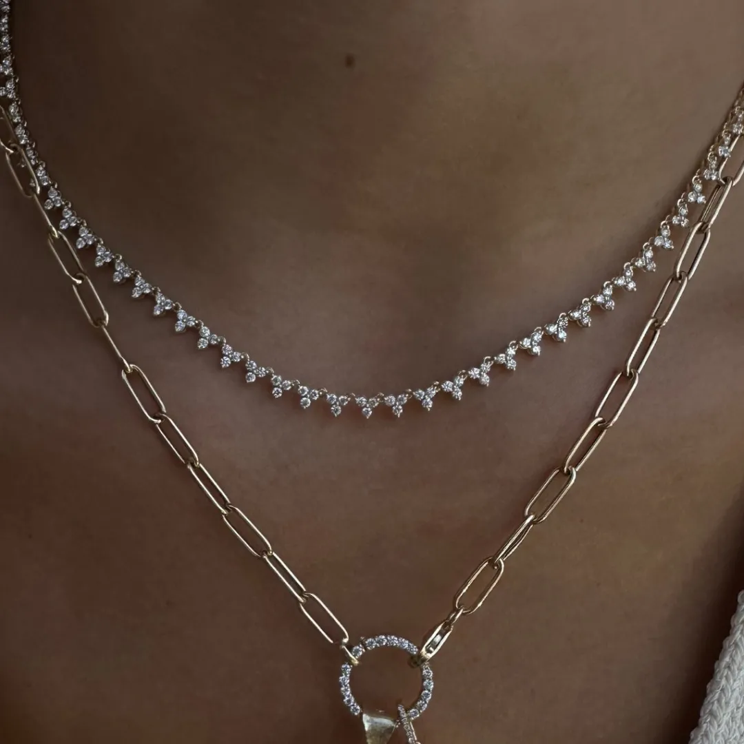diamond_trio_tennis_neckl_2.webp Mama Bijoux Diamond Trio Tennis Necklace (All The Way Around) Best