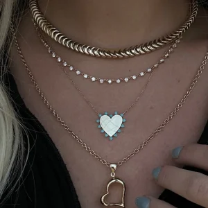 Mama Bijoux Engravable Goddess Heart Necklace Online