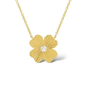 Mama Bijoux Fluted Flower Necklace Sale