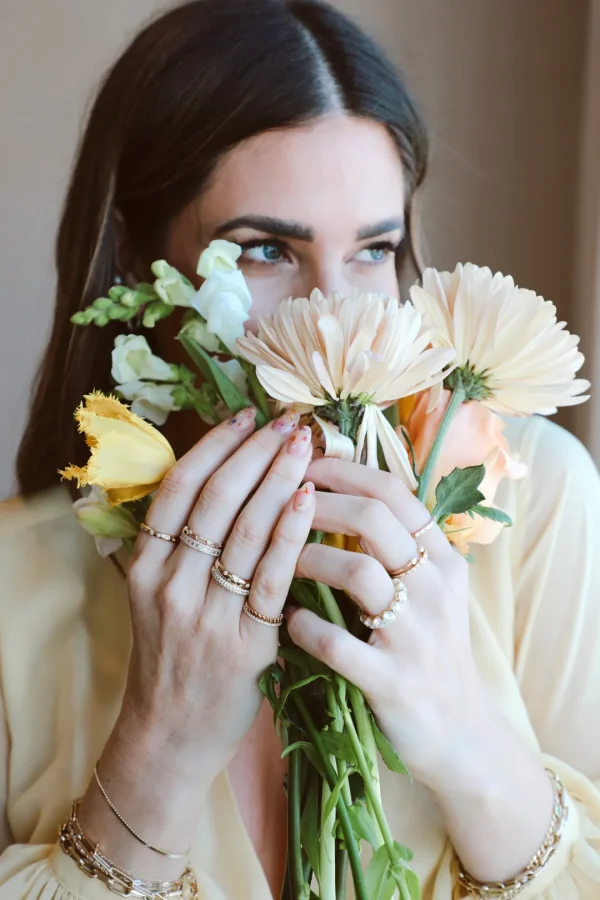 Mama Bijoux Hearts of Gold Pinky Ring Online