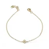 Mama Bijoux Itty Bitty Diamond Four Leaf Clover Chain Bracelet Online
