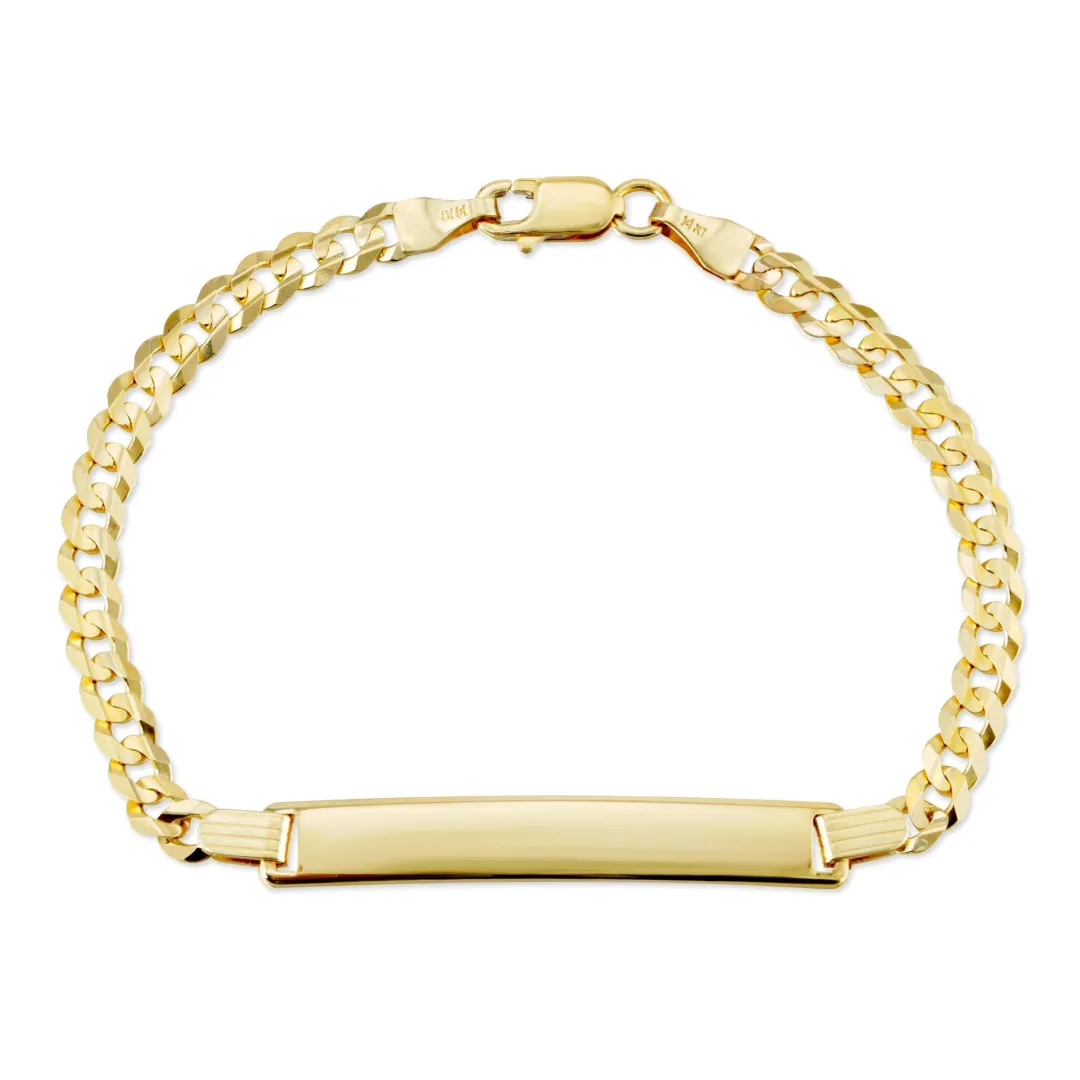 k_gold_chain_name_bracele_0.webp Mama Bijoux 14k Gold Chain Name Bracelet (Adult Size) New