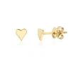 Mama Bijoux 14k Gold Mini Bijoux Heart Studs Discount