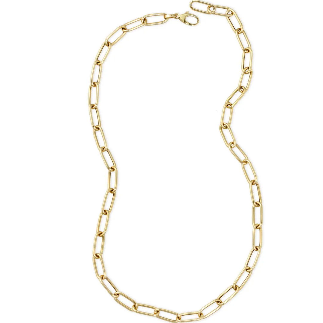 k_yellow_gold_chunky_roun_0.webp Mama Bijoux 14k Yellow Gold Chunky Rounded Paper Clip Chain Necklace Fashion