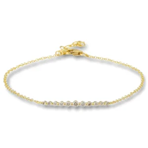 Mama Bijoux La Princesse Diamond Bar Bracelet Hot