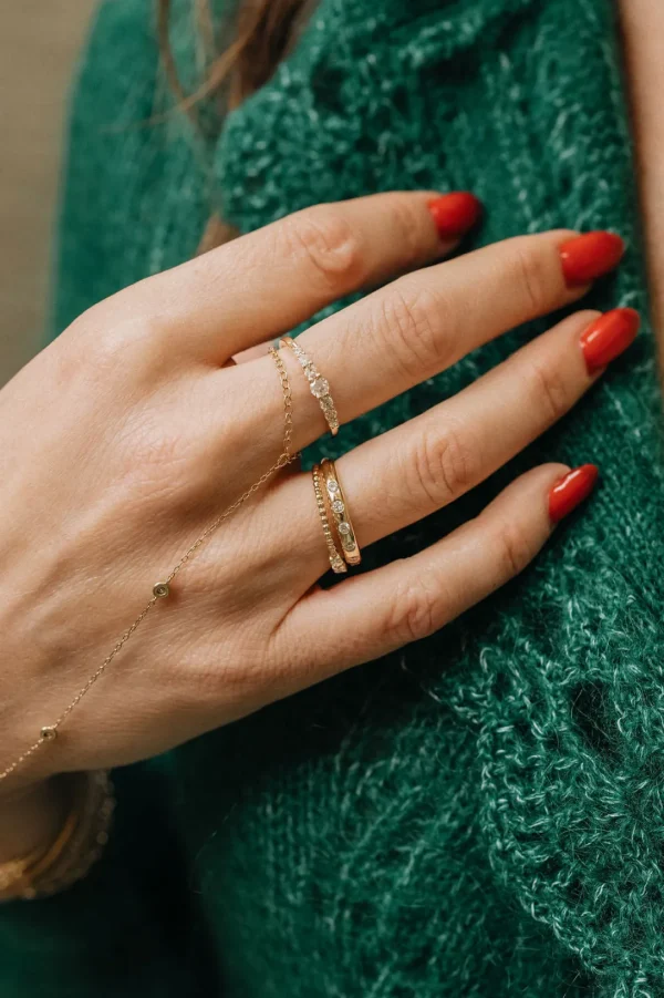 Mama Bijoux La Princesse Graduated Shared Prong Diamond Ring Best