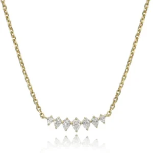 Mama Bijoux La Princesse Grande - Pear Shaped Diamond Necklace Best