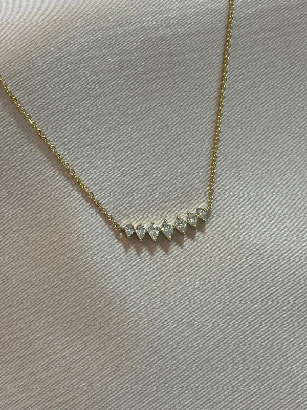 Mama Bijoux La Princesse Grande - Pear Shaped Diamond Necklace Best