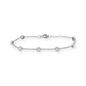 Mama Bijoux Le Circle of Love Halo Diamond Tennis Bracelet Sale