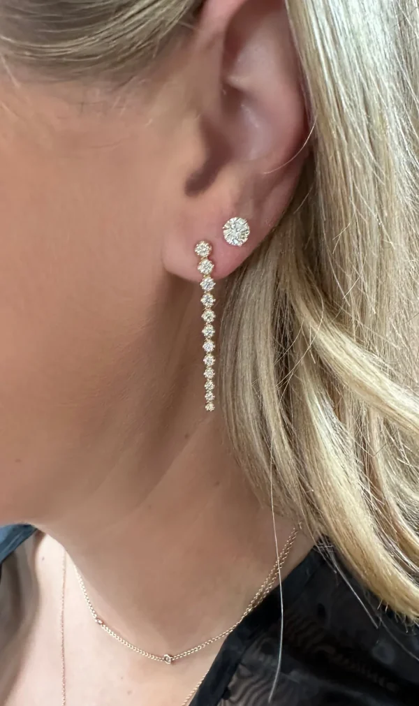 Mama Bijoux Le Douze Diamond Drop Earrings Best