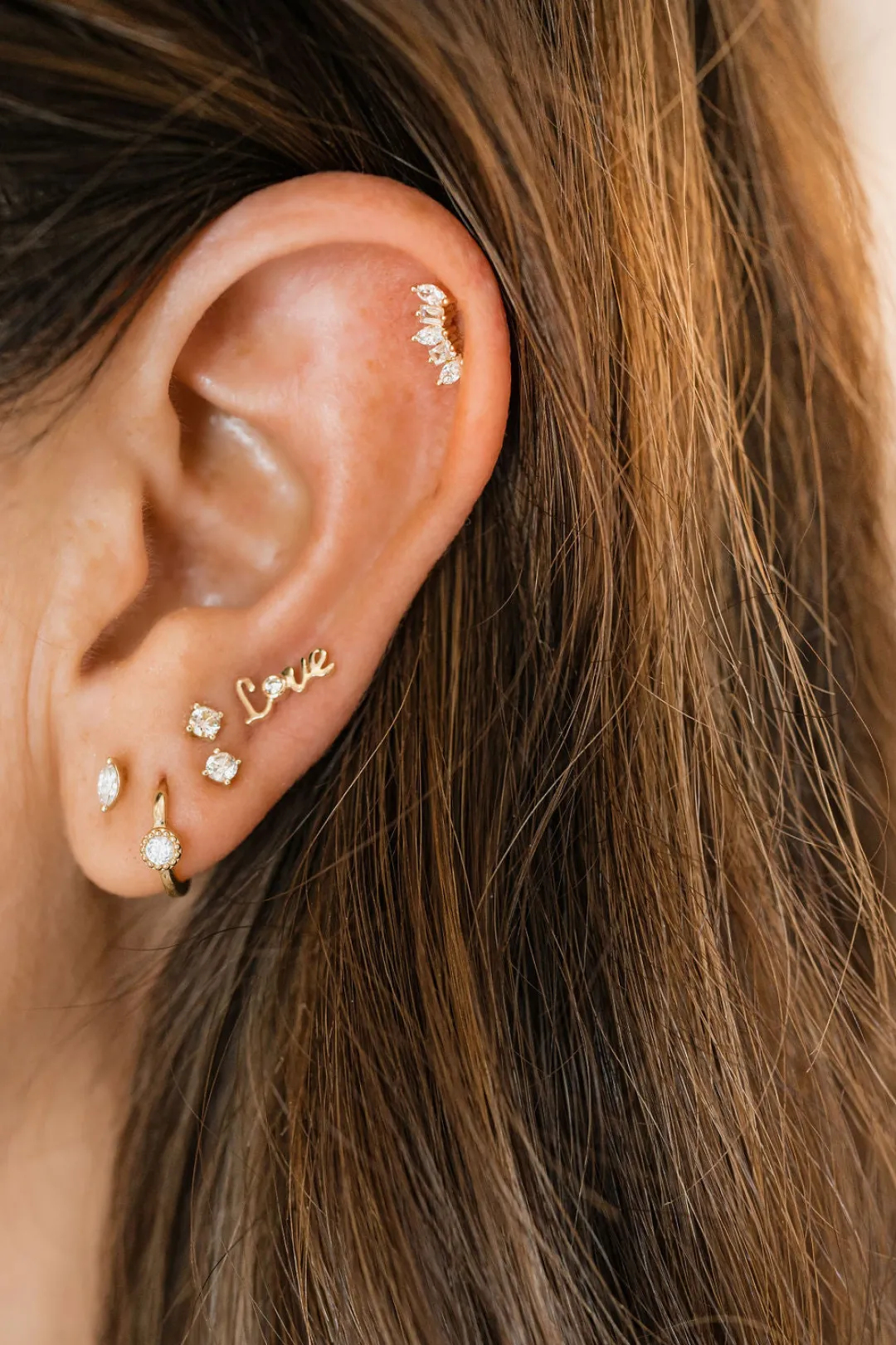 marquise_amp_baguette_min_2.webp Mama Bijoux Marquise & Baguette Mini Crown Crawler Studs Fashion