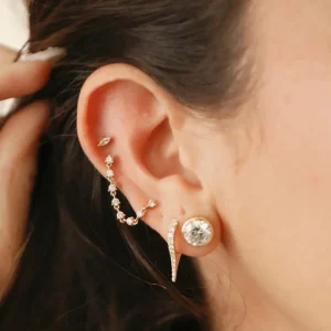 Mama Bijoux Marquise Diamond Studs Hot