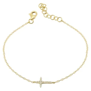 Mama Bijoux Mini Cross Bracelet Fashion