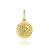 Mama Bijoux Mini Saint Christopher Solid Gold Charm Best