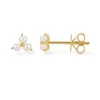 Mama Bijoux Mother of Pearl Trio Studs Fashion