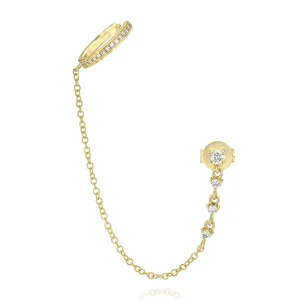 Mama Bijoux Multi Diamond Chain Stud & Ear Cuff Discount