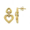Mama Bijoux Puffy Heart Drop Studs Discount
