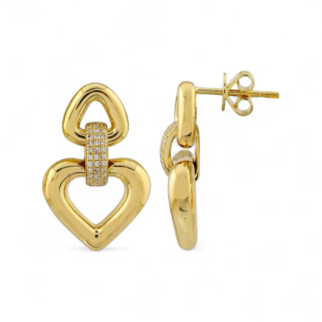 puffy_heart_drop_studs_0.webp Mama Bijoux Puffy Heart Drop Studs Discount