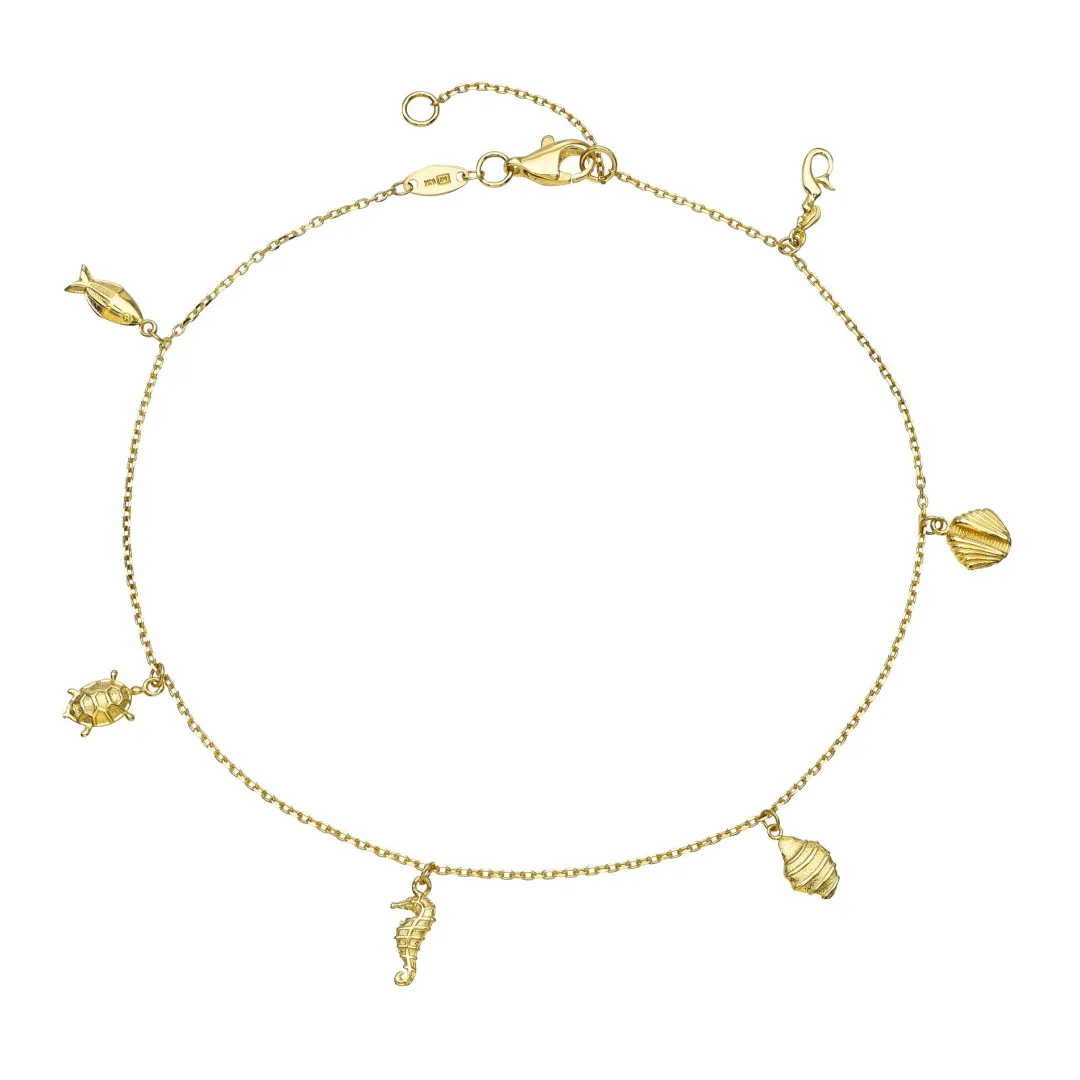 seaside_charm_anklet_0.webp Mama Bijoux Seaside Charm Anklet New