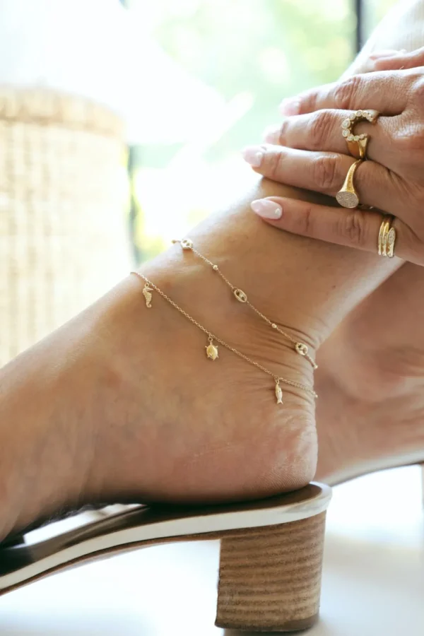 Mama Bijoux Seaside Charm Anklet New