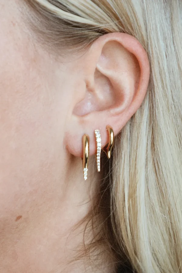 Mama Bijoux Solid Gold Bijoux Dagger Earrings Outlet