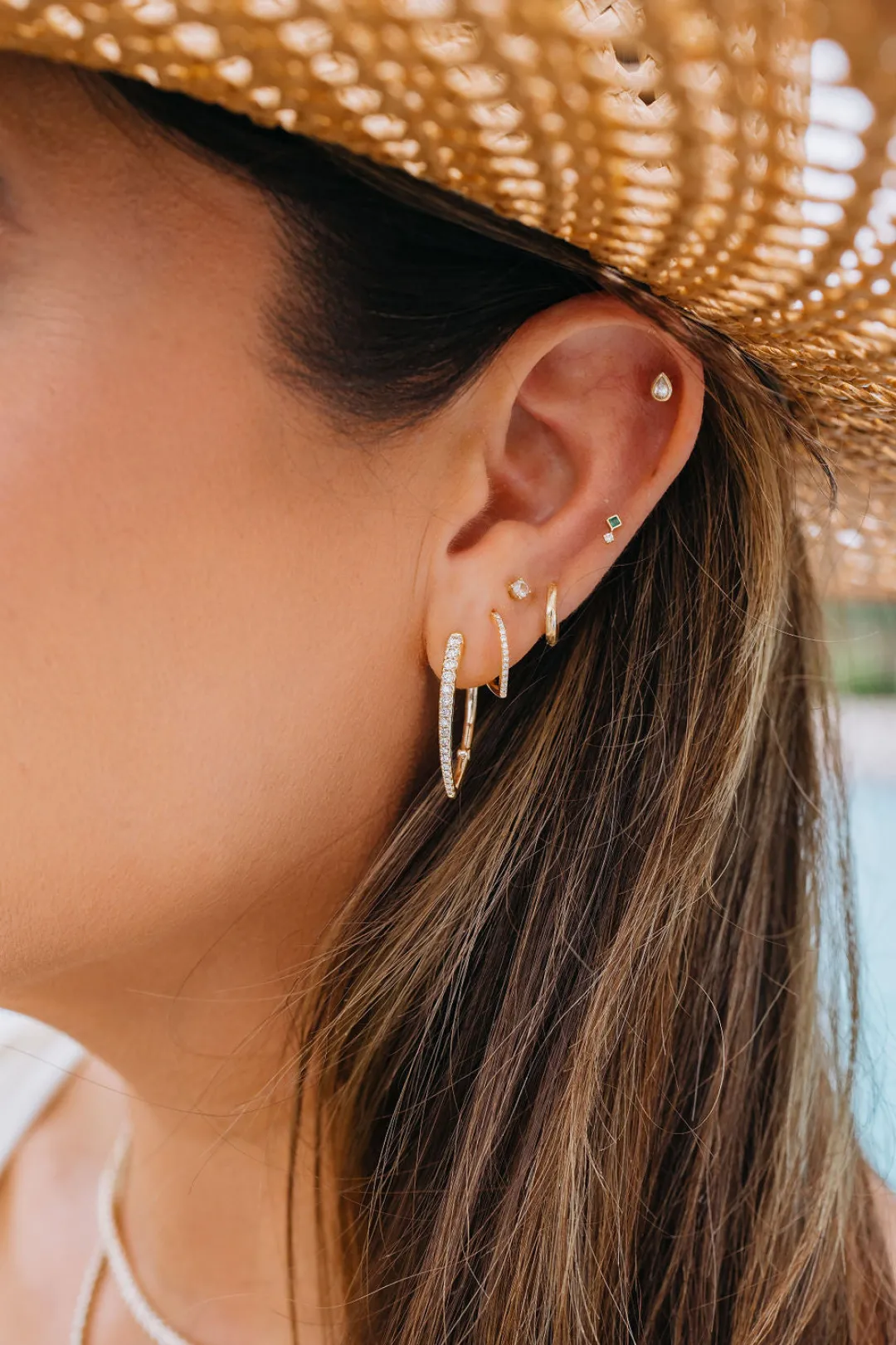 teardrop_diamond_hoops_1.webp Mama Bijoux Teardrop Diamond Hoops Outlet