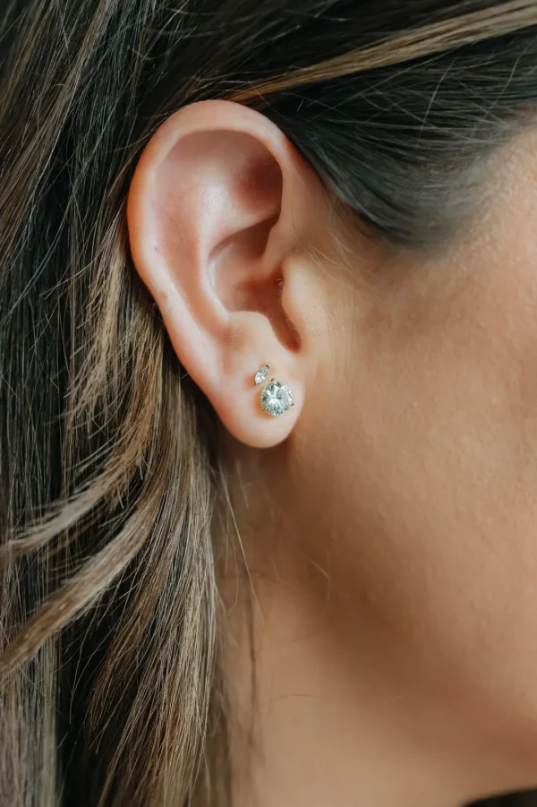 Mama Bijoux 1.52 Total Weight Diamond Stud Earrings Discount
