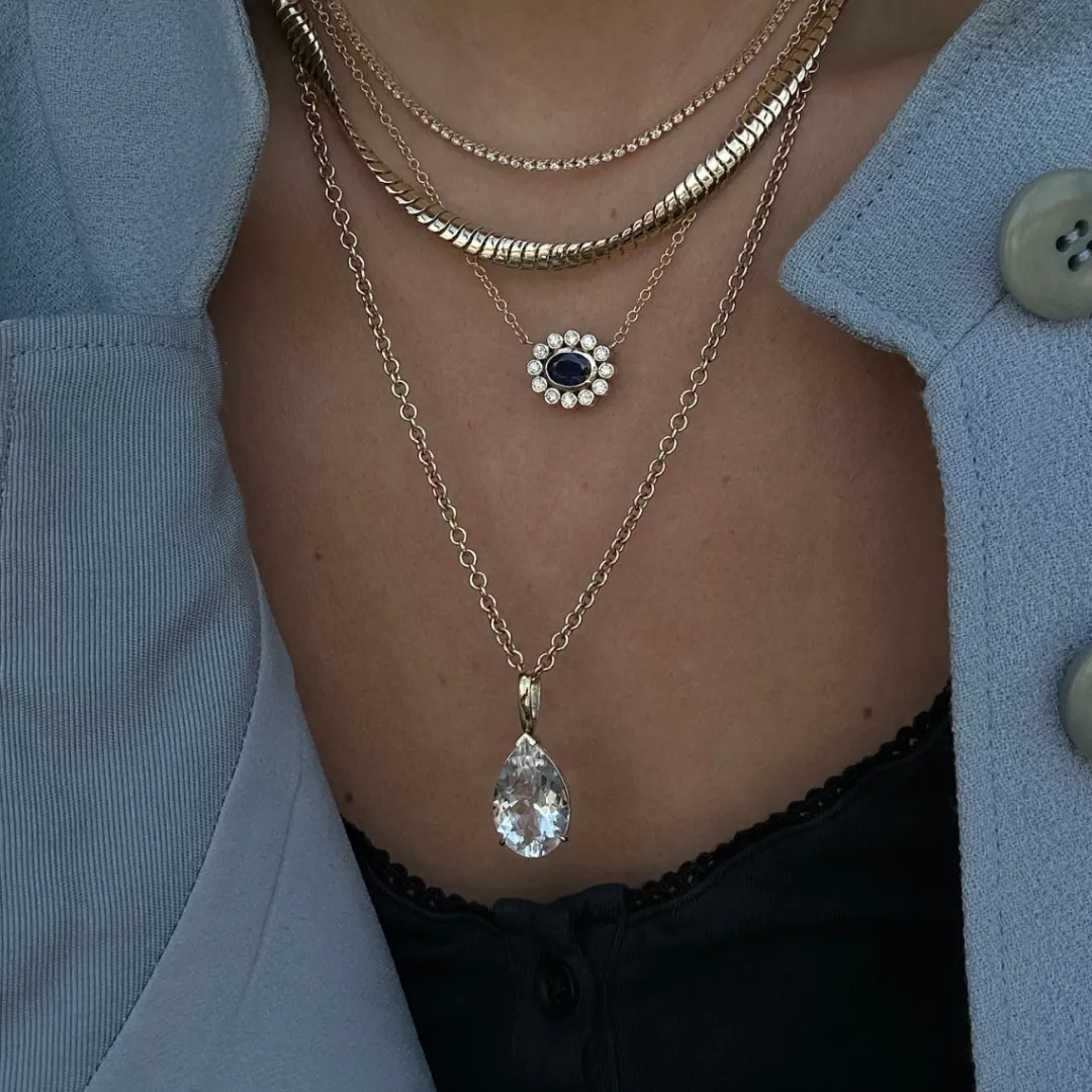 white_topaz_pear_shaped_p_1.webp Mama Bijoux White Topaz Pear Shaped Pendant Online