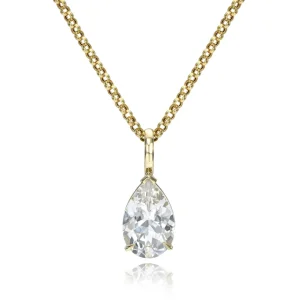 Mama Bijoux White Topaz Pear Shaped Pendant Online